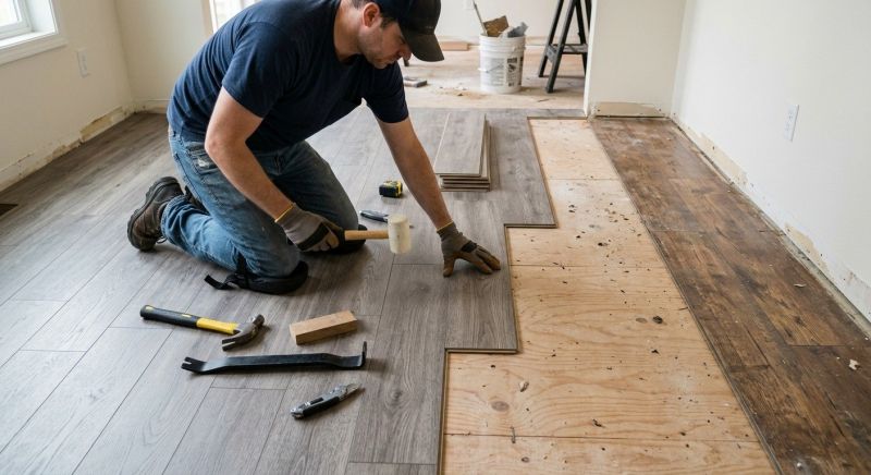 Laminate Floor Installation in Forsyth County, NC