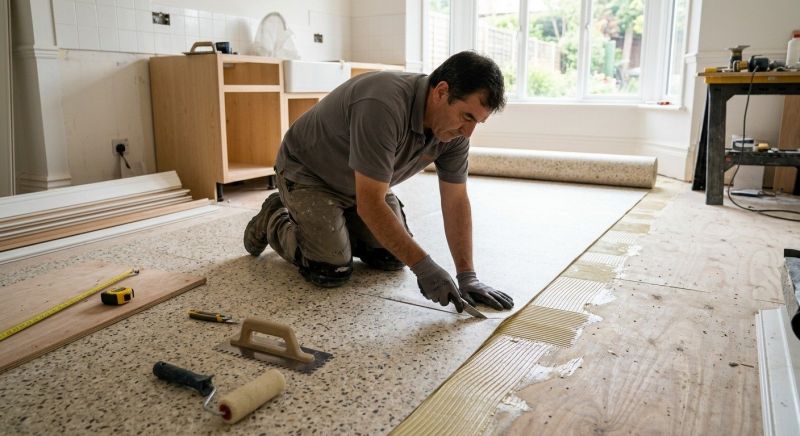 Linoleum Floor Installation in Advance, NC