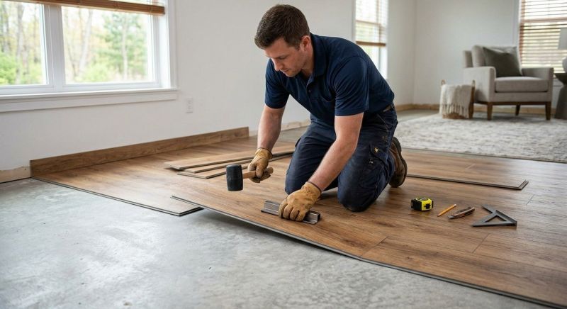 Luxury Vinyl Tile Installation in Mocksville, NC