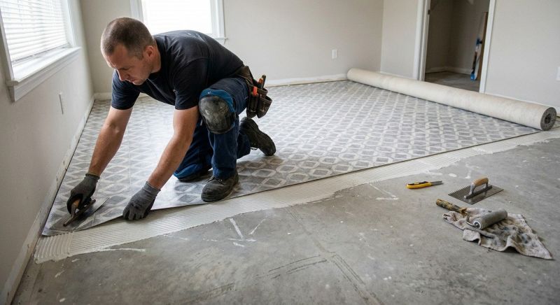 Sheet Flooring Installation in Winston Salem, NC