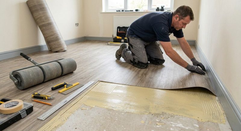 Sheet Vinyl Installation in Walnut Cove, NC