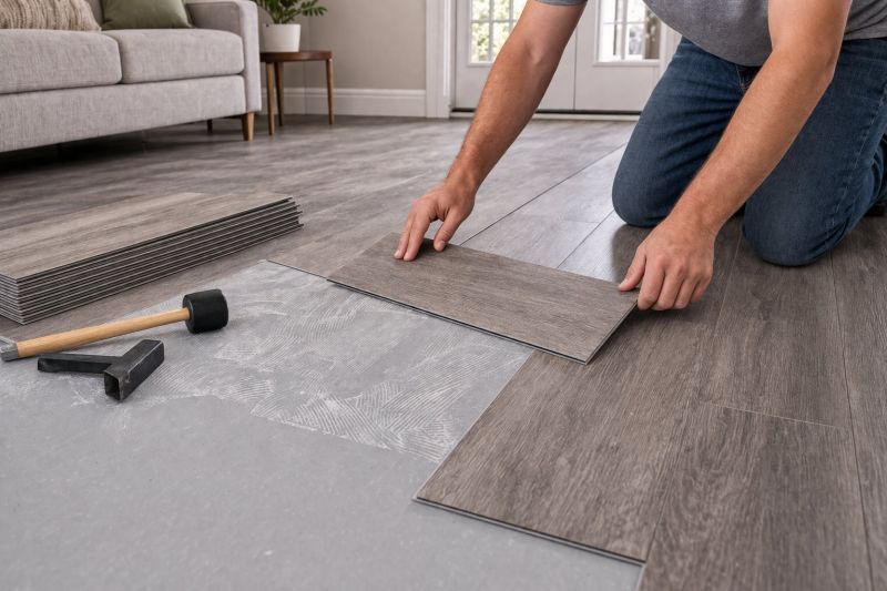 Vinyl Flooring Installation in Davie County, NC