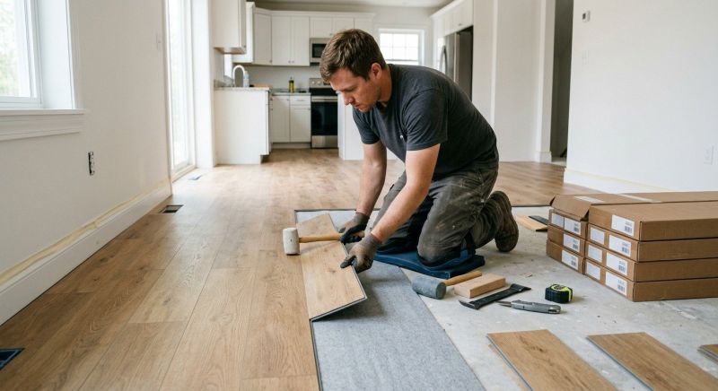 Vinyl Plank Floor Installation in Winston Salem, NC