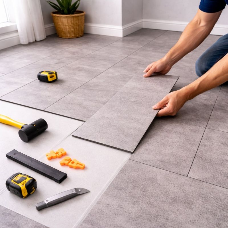 Vinyl Tile Installation in Winston Salem, NC